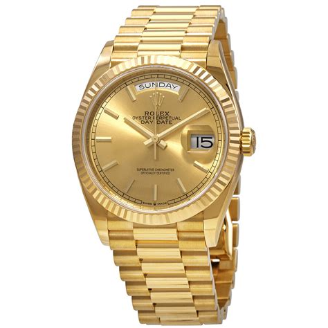 rolex 36 gold|rolex 36 day date president.